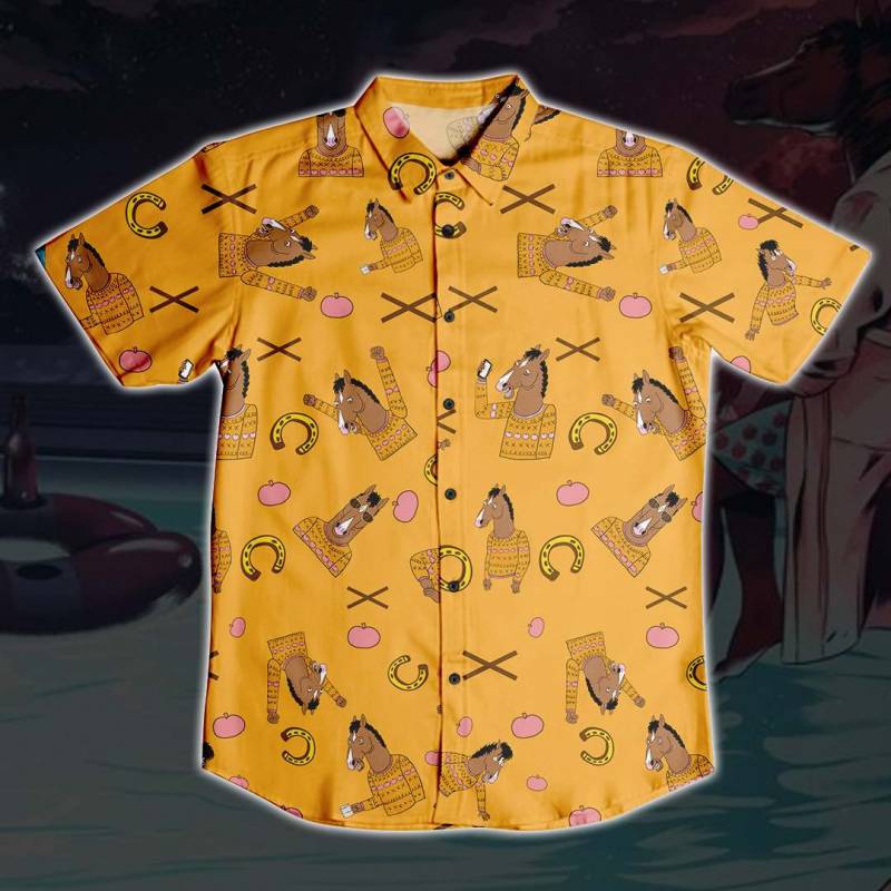 Bojack Horseman Button Up Shirt