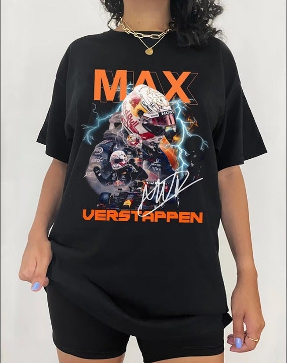 Champion Formula 1 Tee, Racing F1 Player Merch, Max Verstappen Shirt ...